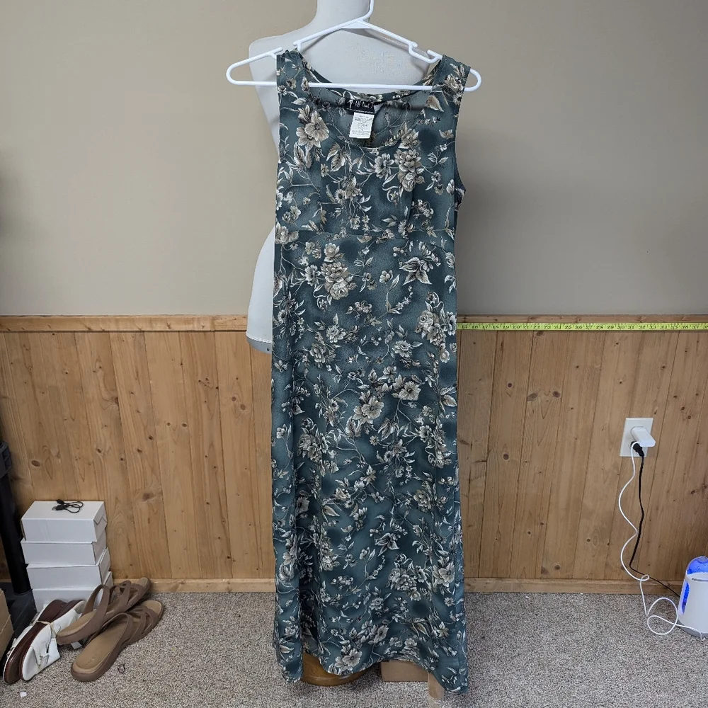 Vintage 90's All That Jazz maxi dress with tie back - Picture 7 of 7